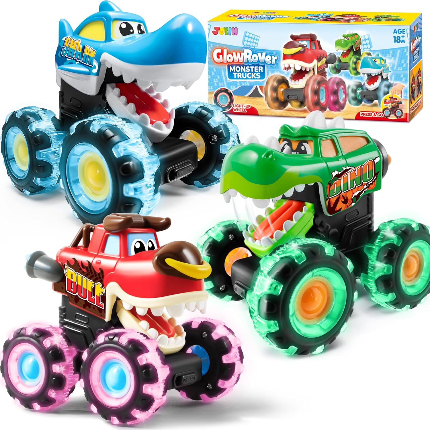 Kids Toys Boys - مجموعة من 3 سيارات JOYFY على