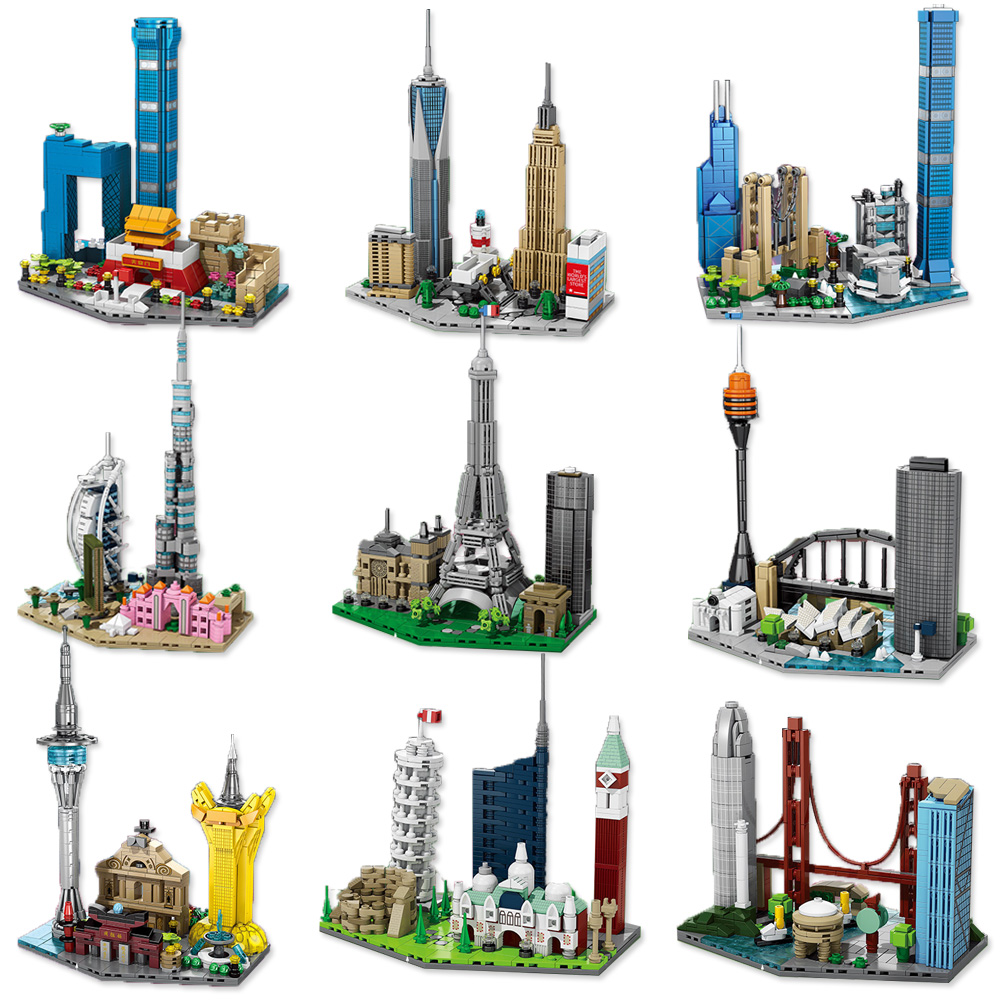 Kids Toys Dubai - أفق المدينة الشهيرة اللبنات إيطاليا أستراليا