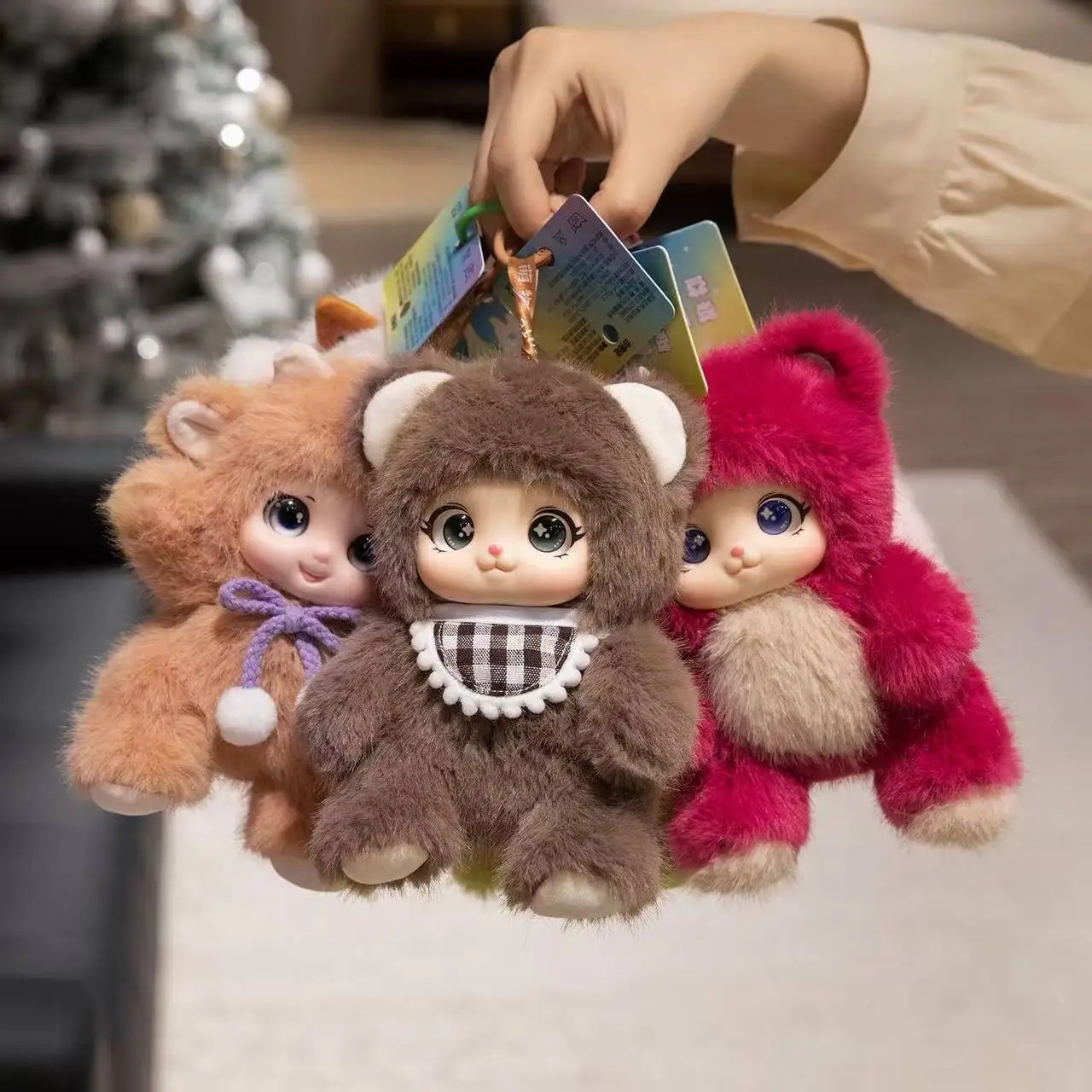 Kids Toys Animal - 18 سنتيمتر/Kawaii لطيف الحيوانات الفينيل الوجه