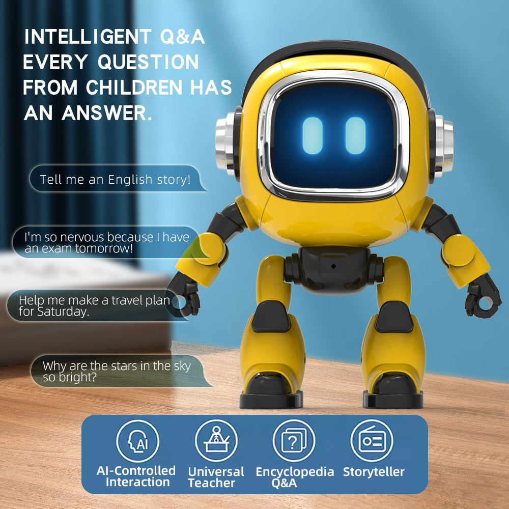 Kids Toys Boys - روبوت DeepSeek AI للتحكم الصوتي الذكي،