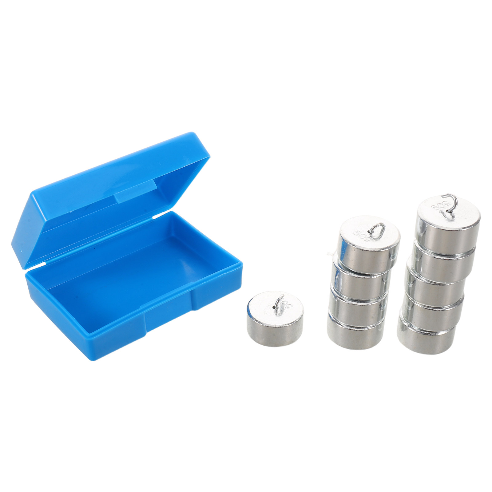 Science Experiment Kit - 10 قطع من الأوزان المعدنية ذات