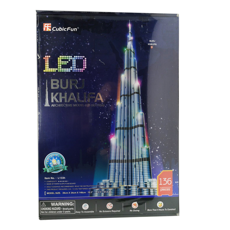Kids Toys Dubai - ألغاز ثلاثية الأبعاد لبرج خليفة للأطفال