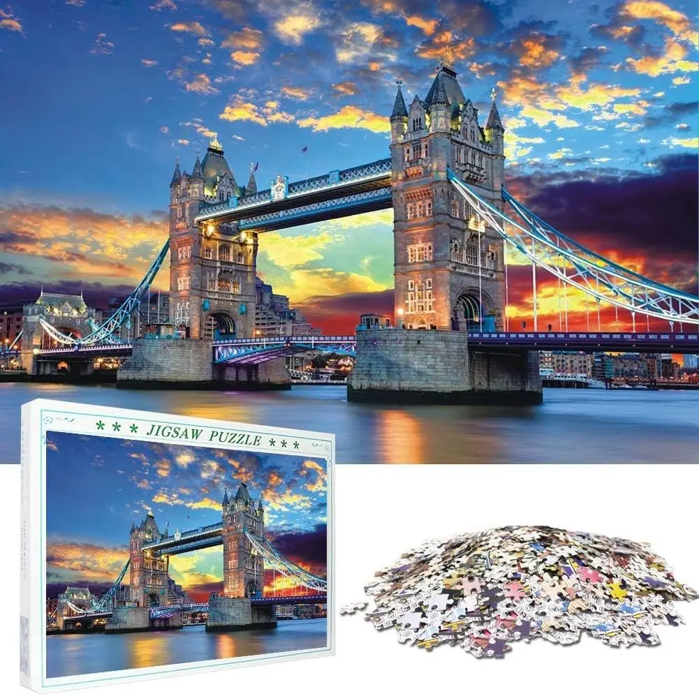 Kids Toys London - 1000 قطعة من أحجية الصور المقطوعة