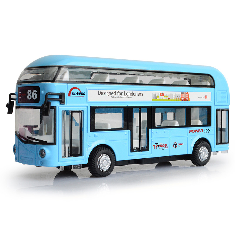 17 سنتيمتر حافلة لندن ذات الطا - مراجعة Kids Toys London وسعره