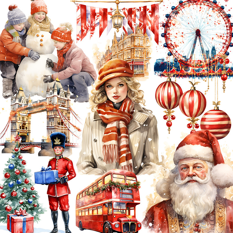 لندن ملصقات عيد الميلاد للأطفا - مراجعة Kids Toys London وسعره
