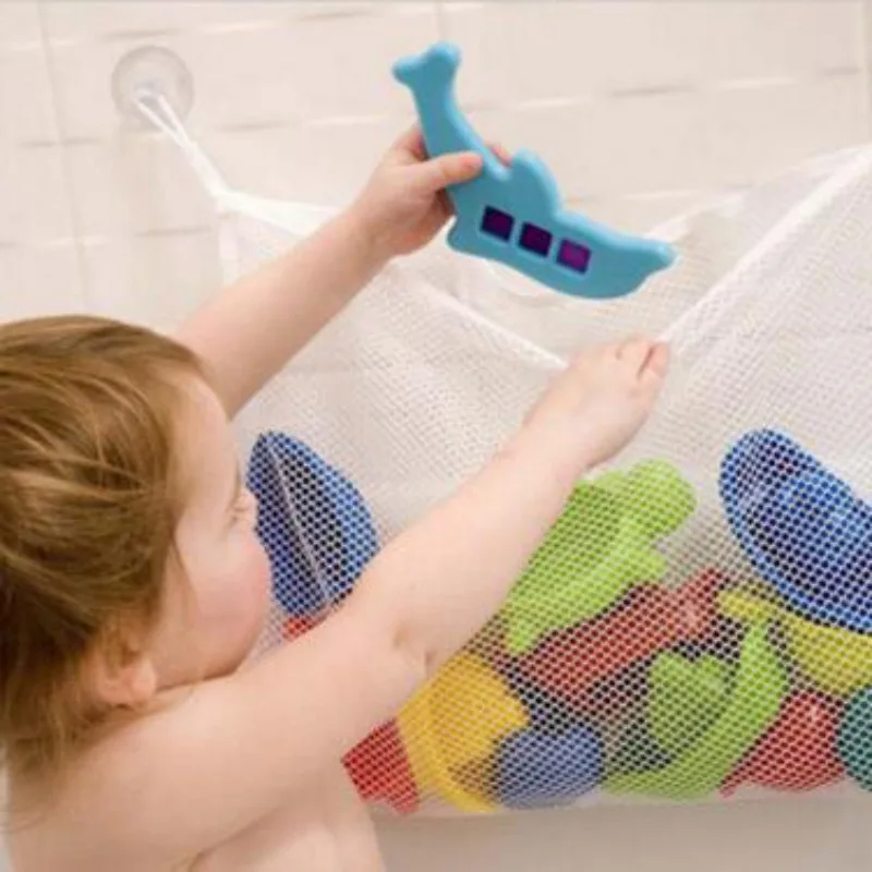 حقيبة حمام شبكية للأطفال، سلة  - مراجعة Kids Storage Toys وسعره