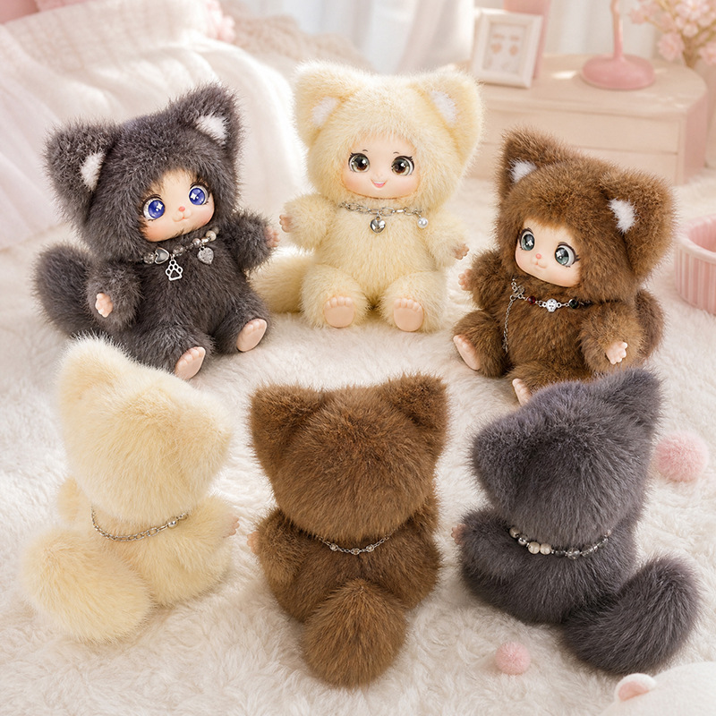 دمية ثعلب عائلية لطيفة جديدة ب - مراجعة Kids Toys Animal وسعره
