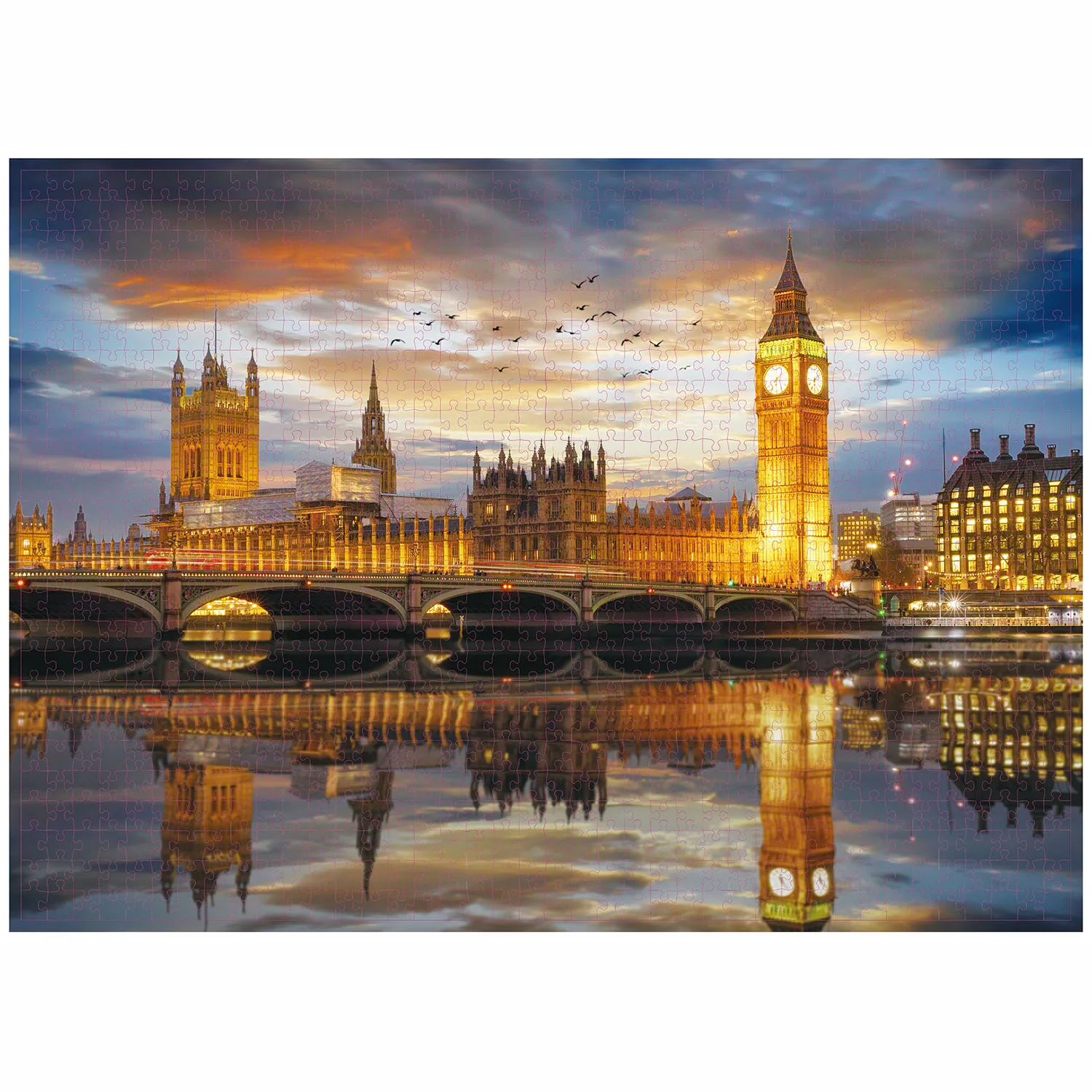 1000 قطعة ليلة لندن بازل قطع د - مراجعة Kids Toys London وسعره